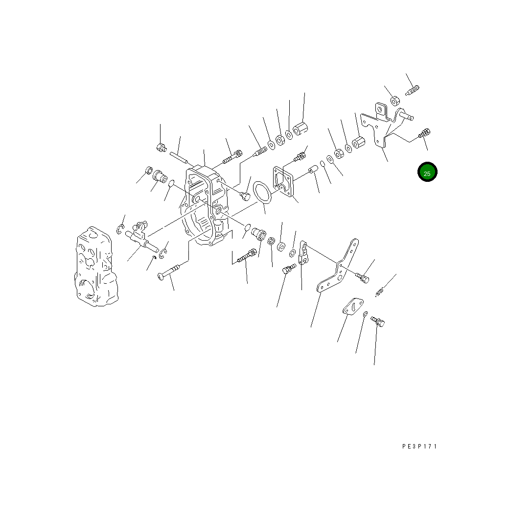 Болт ND949047-1770 Komatsu