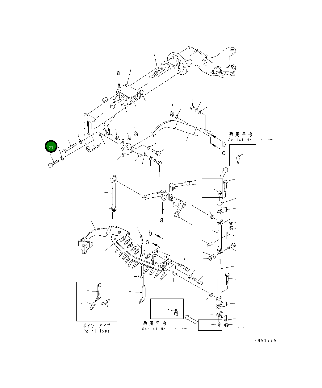 Болт 01010-52475 Komatsu