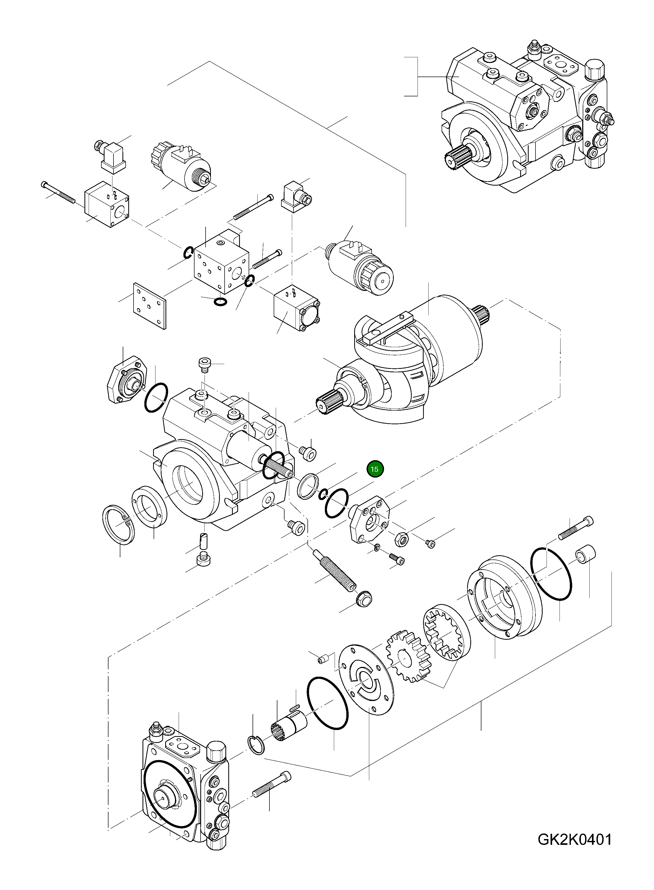 Кольцо уплотнительное (O-Ring) 42U-17-H0P86 Komatsu