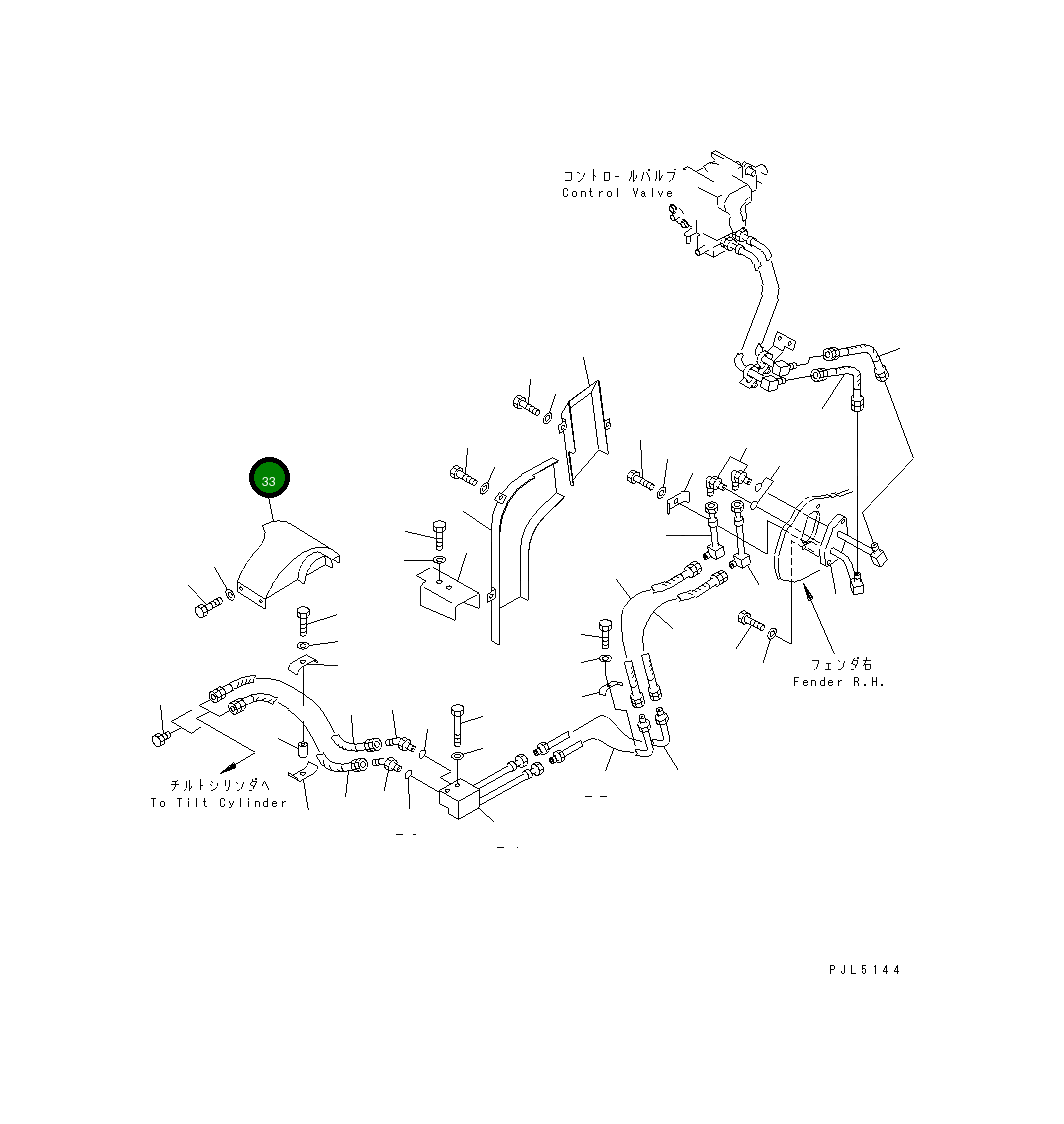 Крышка 154-61-24432 Komatsu