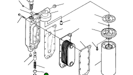 Кольцо уплотнительное (O-Ring) 1295 154 H1 Komatsu