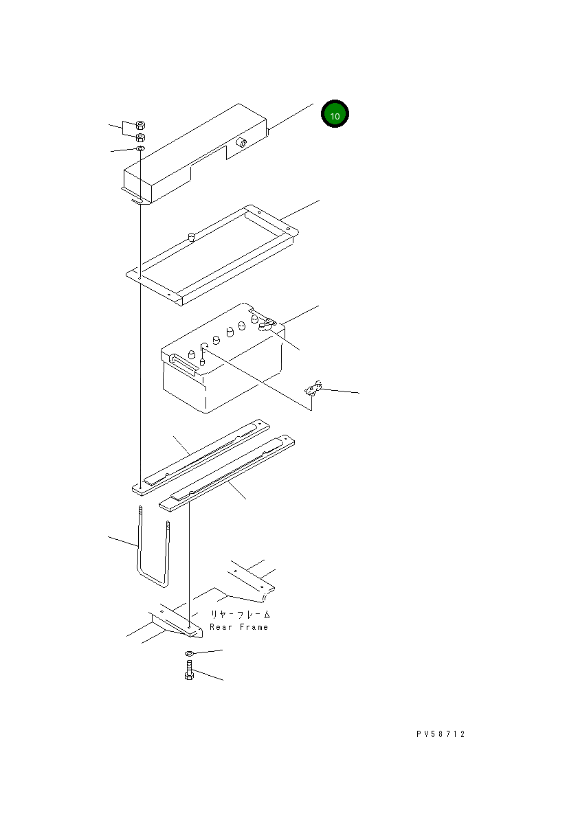 Крышка 23A-06-22250 Komatsu