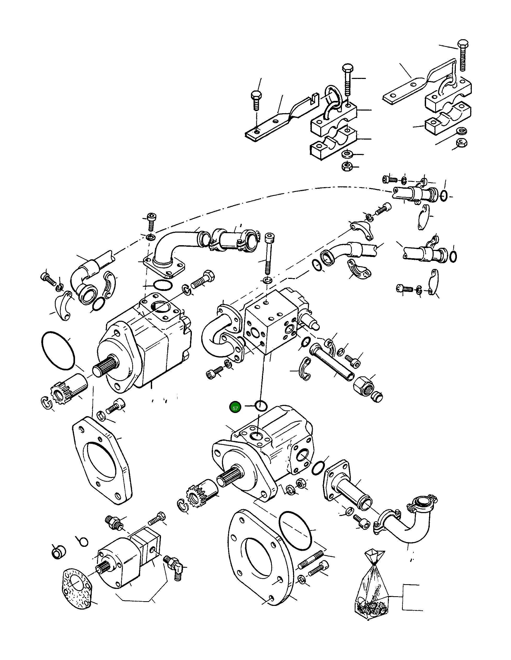 Кольцо уплотнительное (O-Ring) 4917894M1 Komatsu