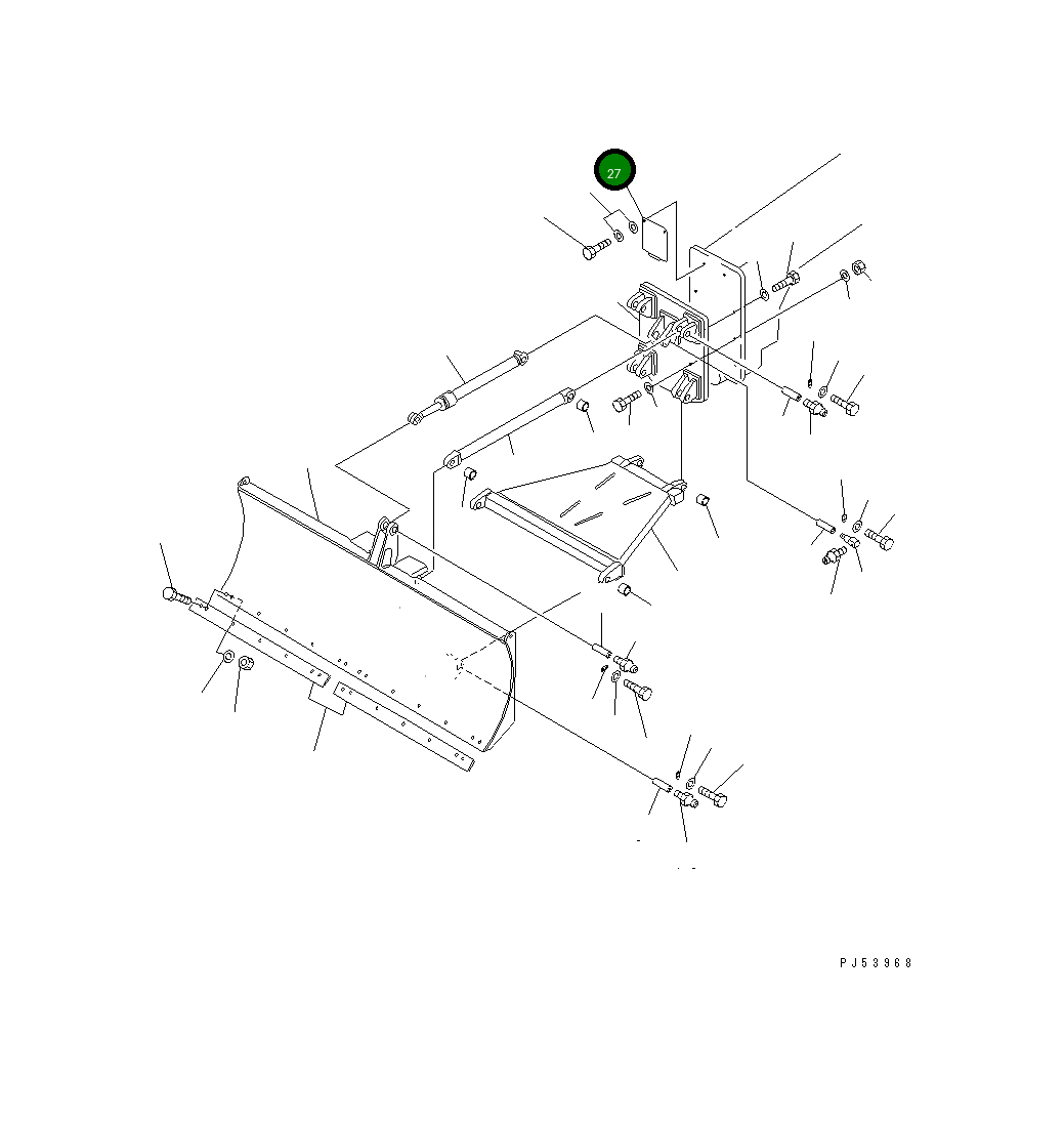 Крышка 234-725-1160 Komatsu