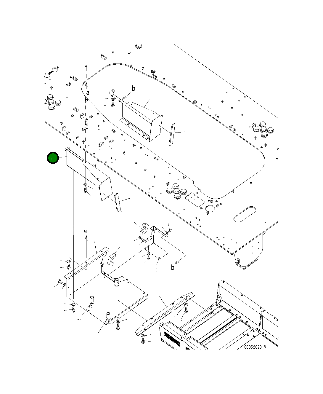 Крышка 21T-54-39121 Komatsu