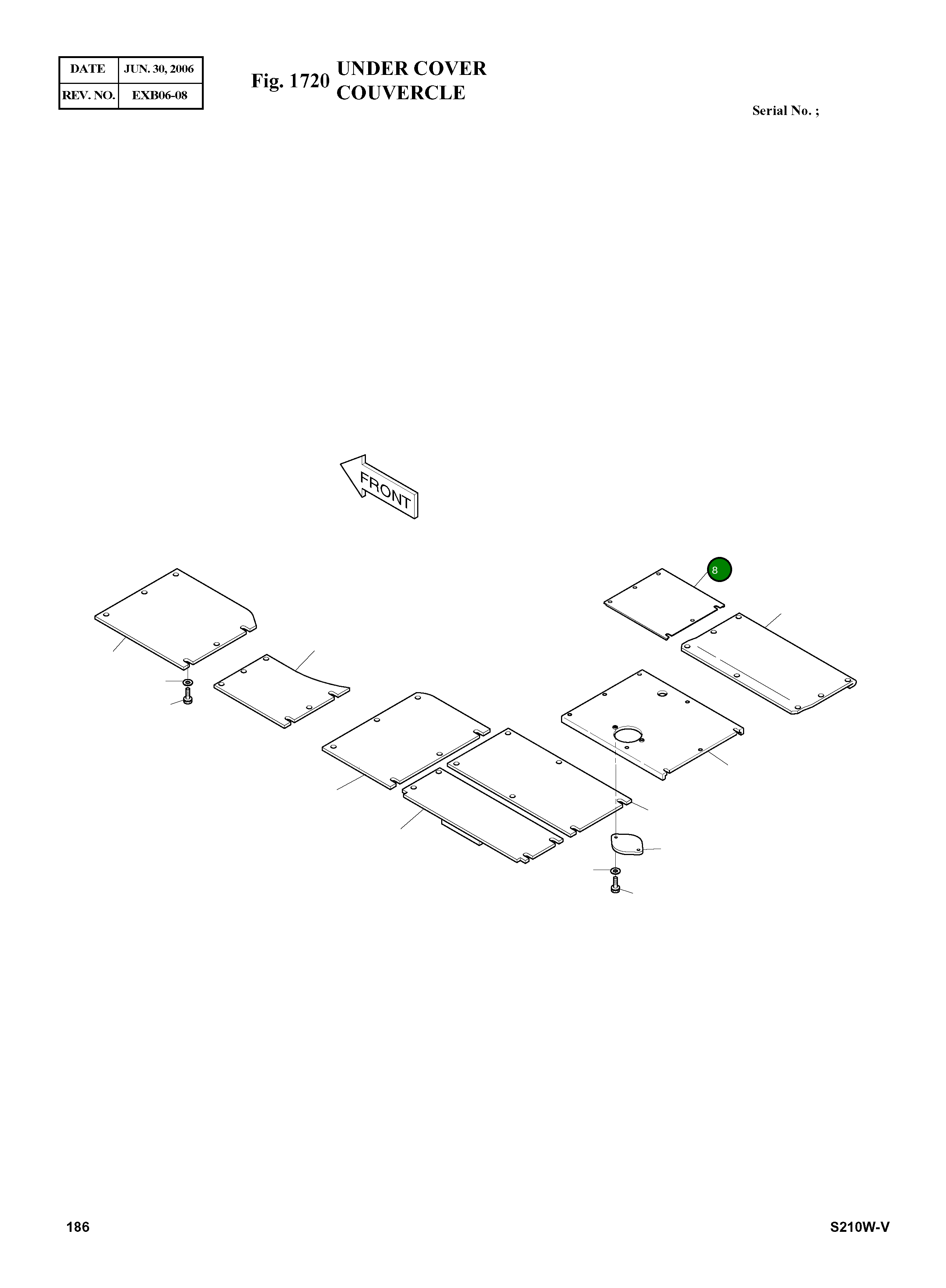 Крышка 621-02065  Komatsu