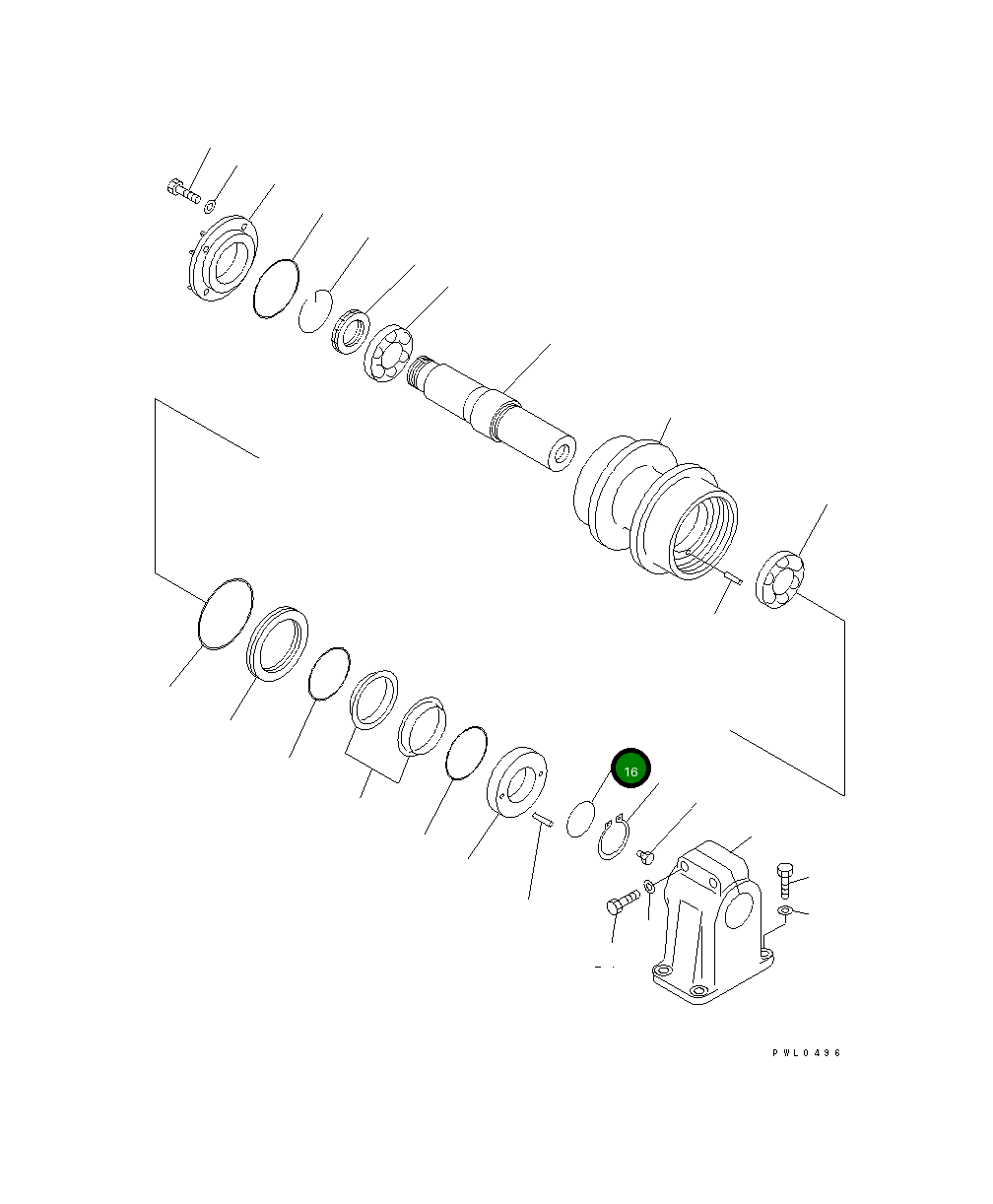 Кольцо уплотнительное (O-Ring) 07000-45080  Komatsu
