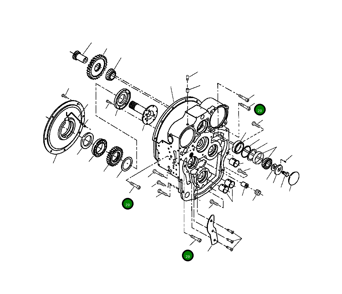Болт 134 948 Komatsu