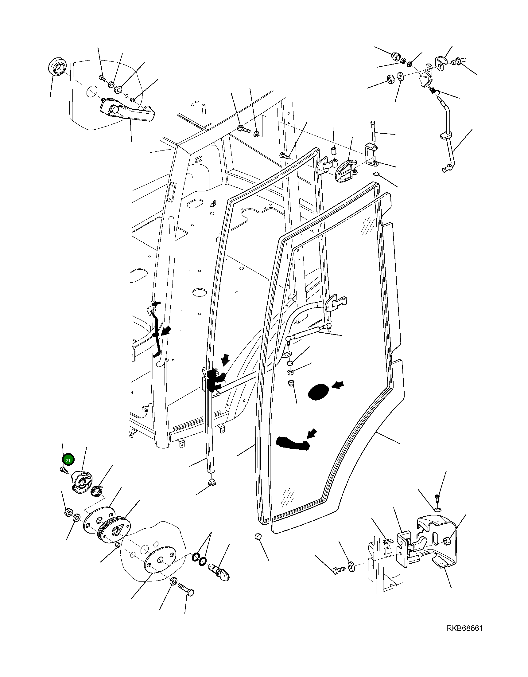 Болт 42N-56-13580 Komatsu