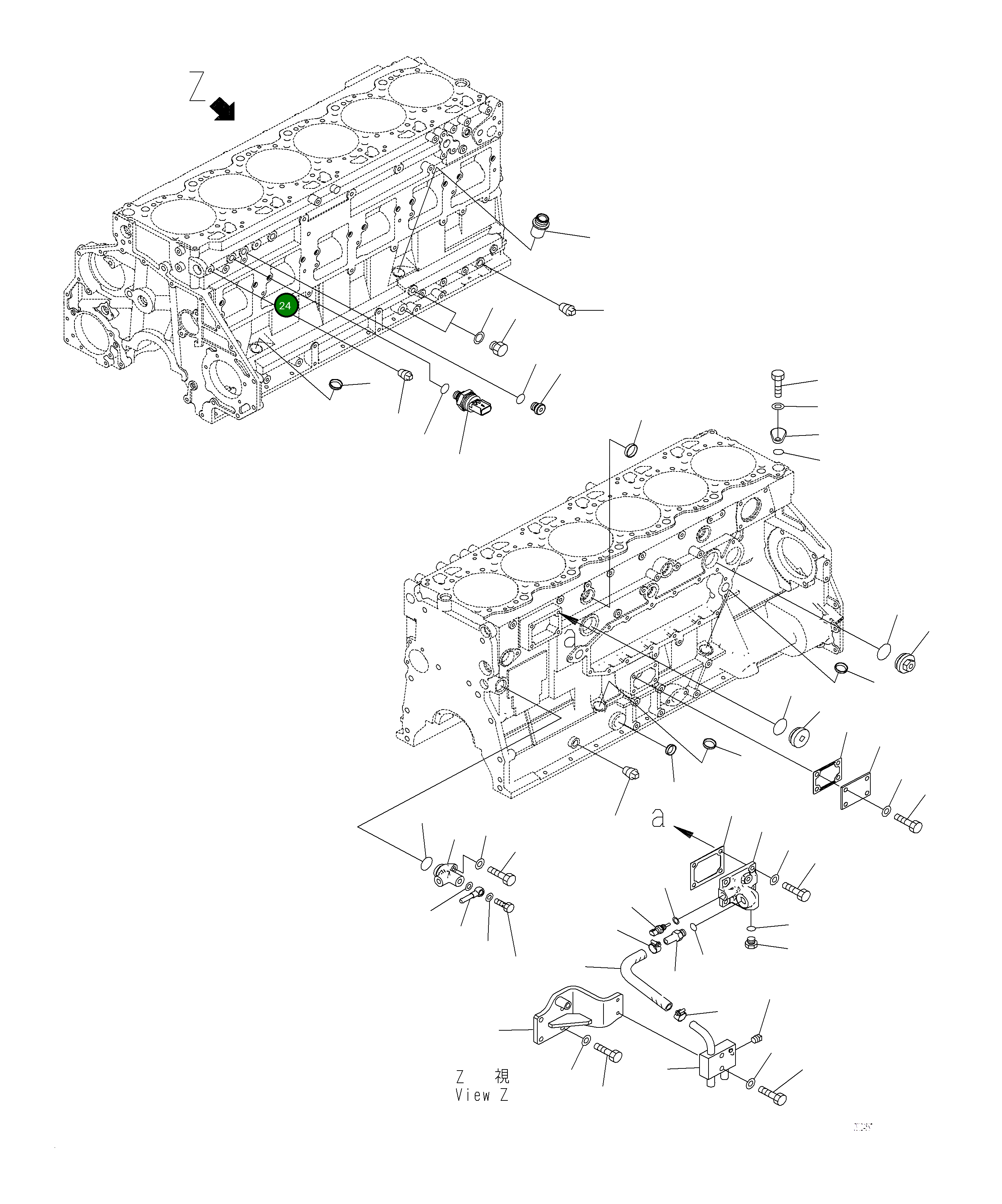 Крышка 6253-21-1910 Komatsu