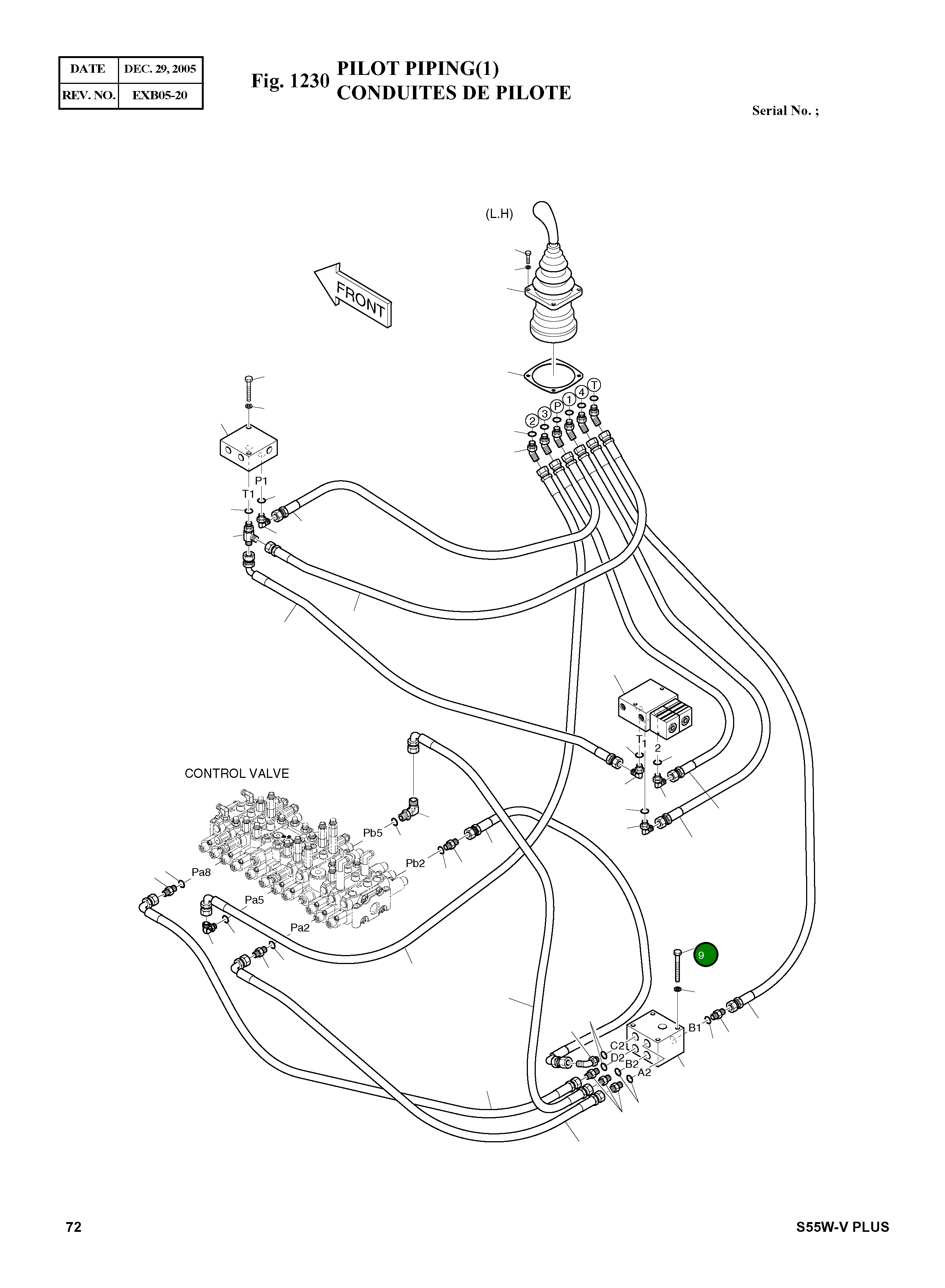 Болт S0510153 Komatsu