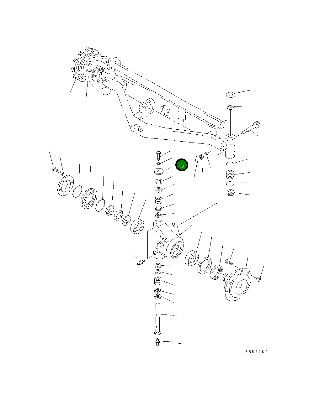 Крышка 234-27-32490  Komatsu