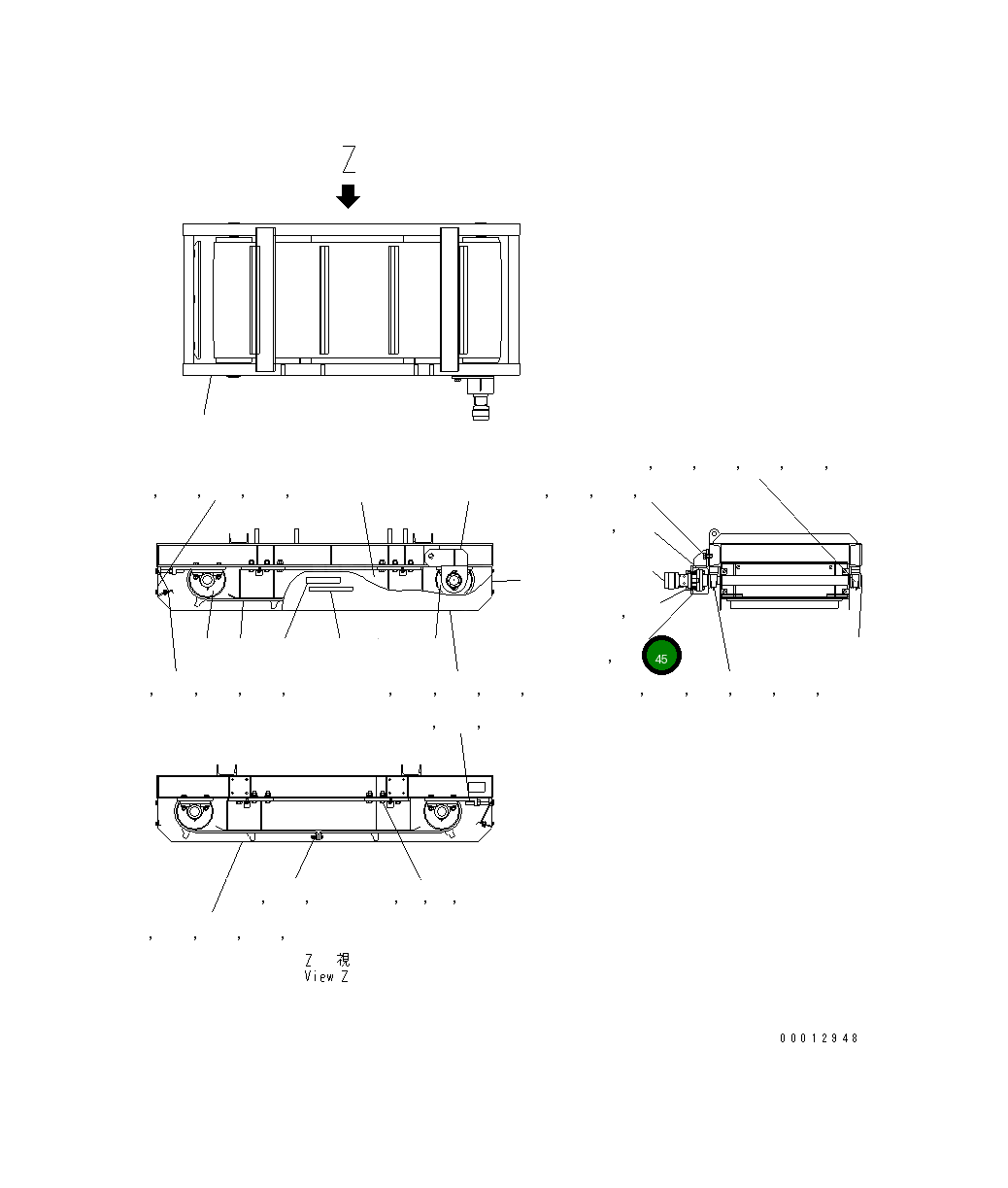 Болт MFP0000611  Komatsu