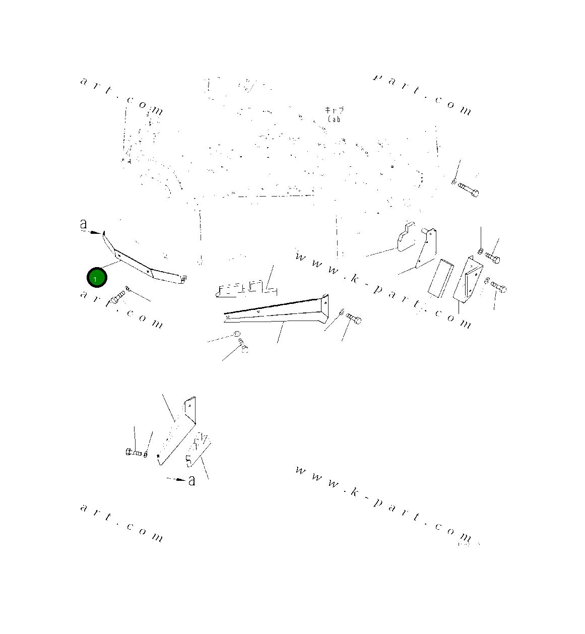 Крышка 419-54-54310 Komatsu