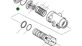Кольцо уплотнительное (O-Ring) 207-62-A1250 Komatsu