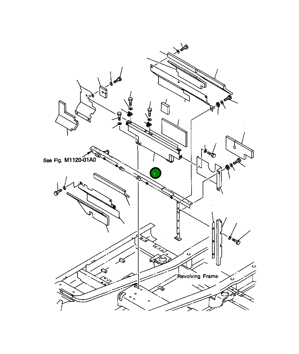 Крышка 208-54-62512  Komatsu