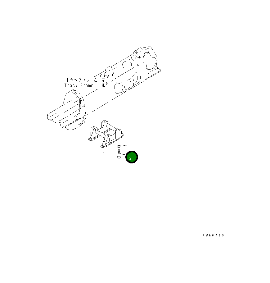 Болт 01010-81845 Komatsu
