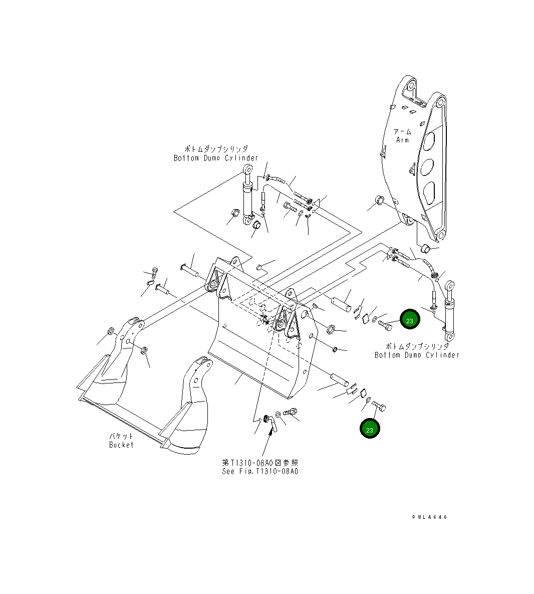 Болт DM30782699 Komatsu