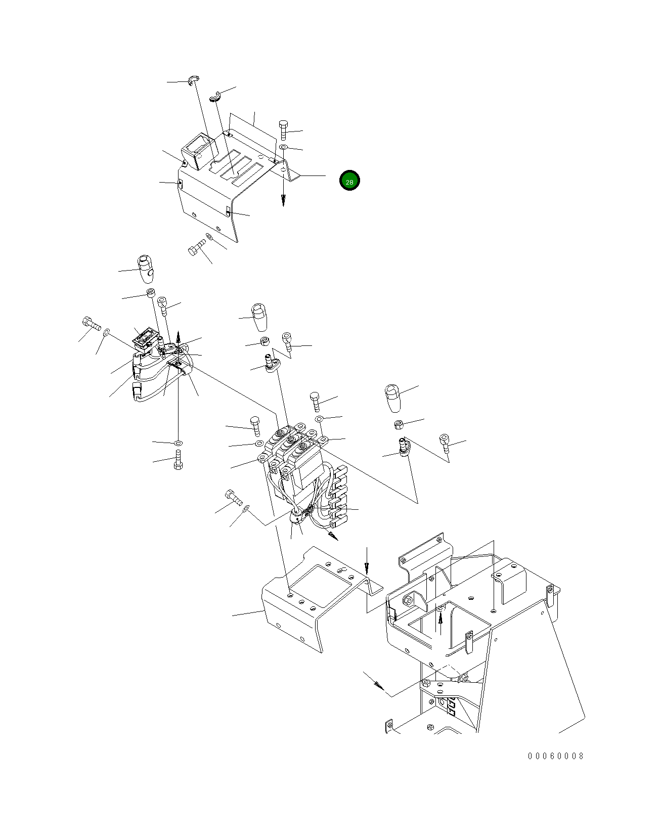 Крышка 423-43-48861 Komatsu