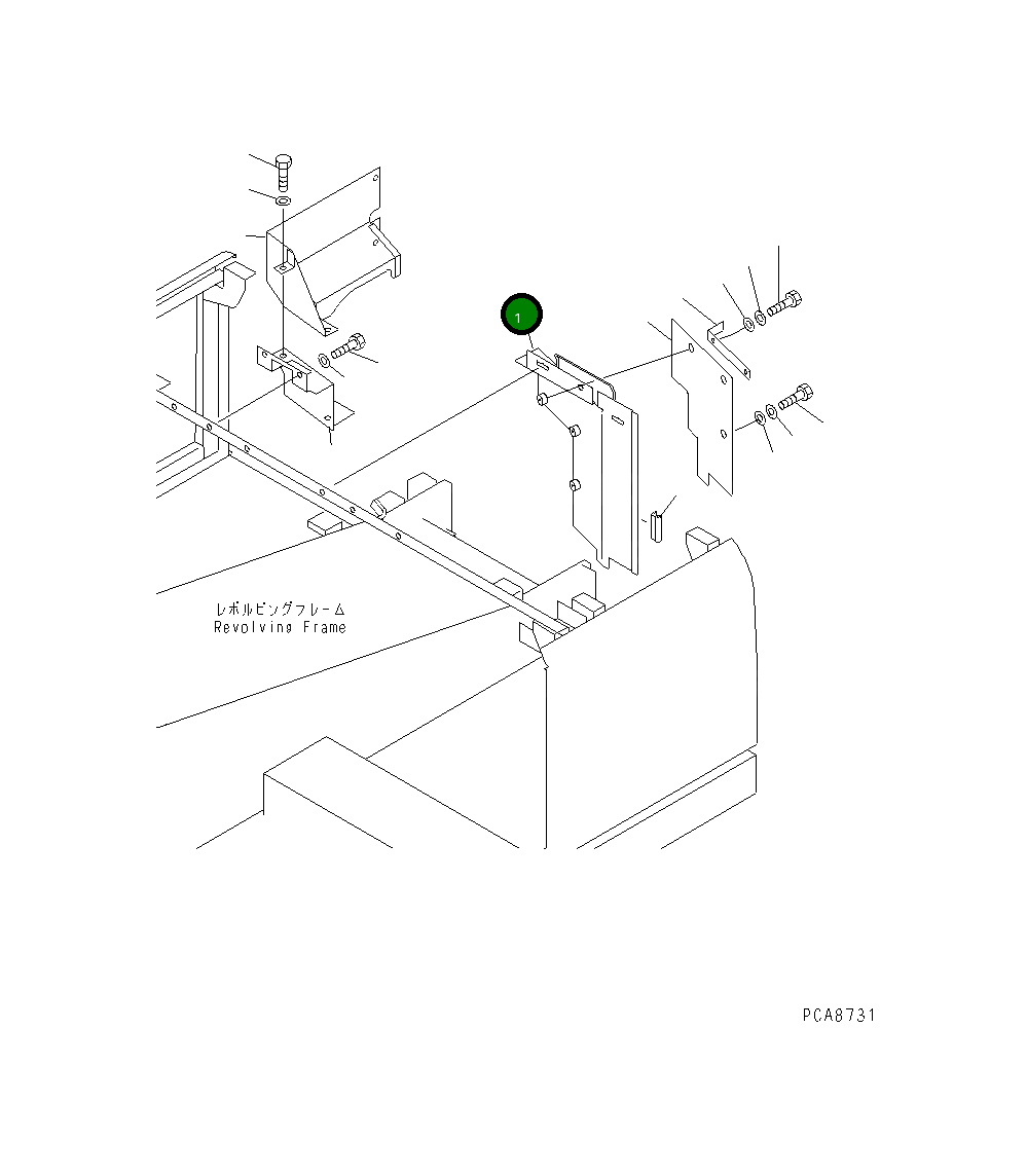 Крышка 203-54-63892 Komatsu