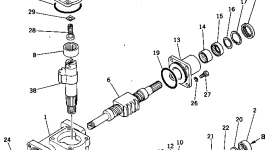 Шариковая гайка в сборе 232-40-53150 Komatsu