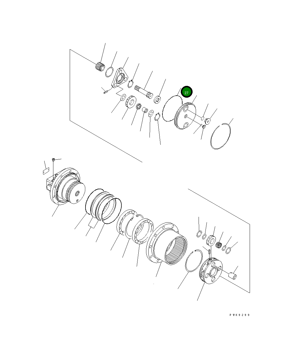 Кольцо уплотнительное (O-Ring) FUR0A-264 Komatsu