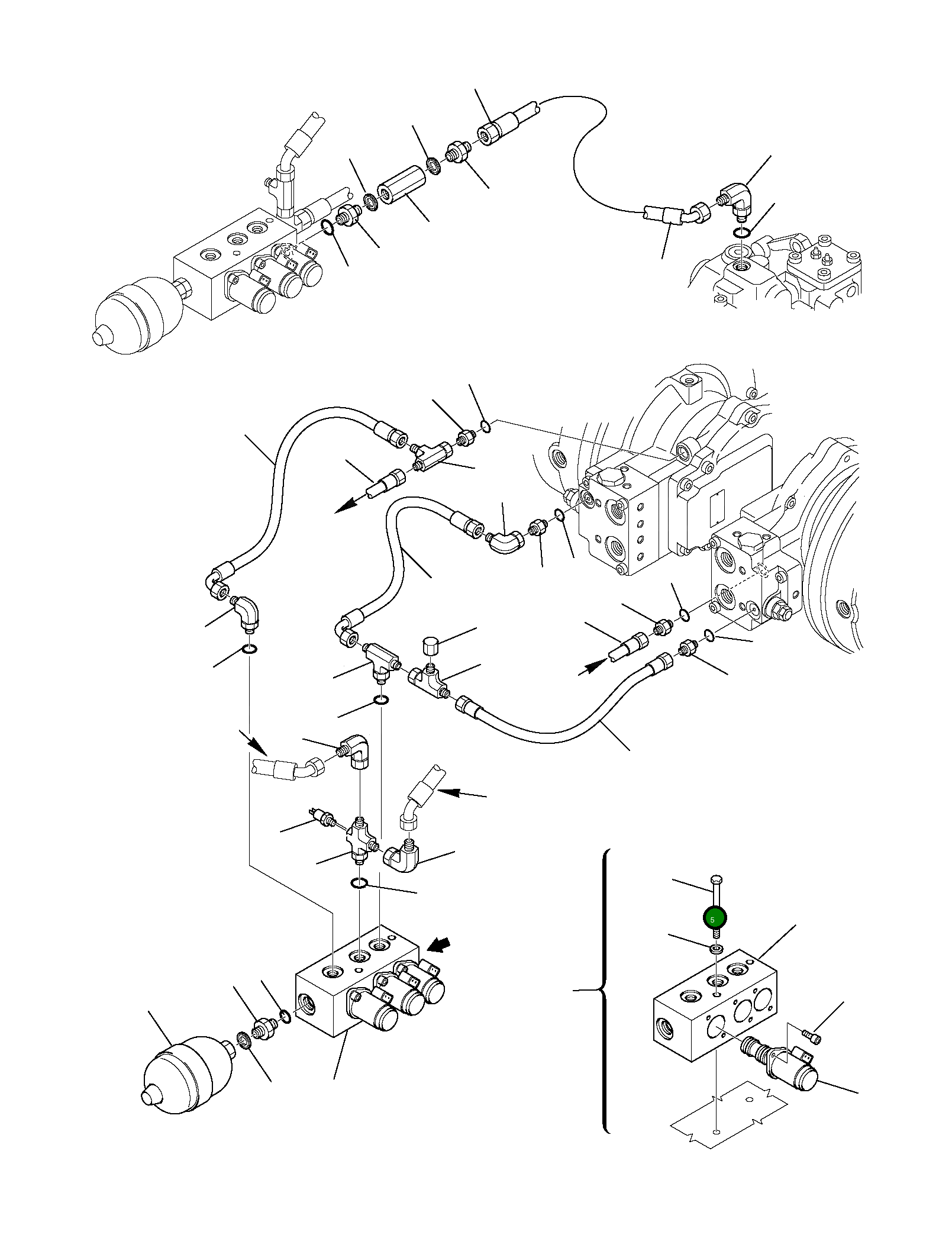 Болт 801015540 Komatsu