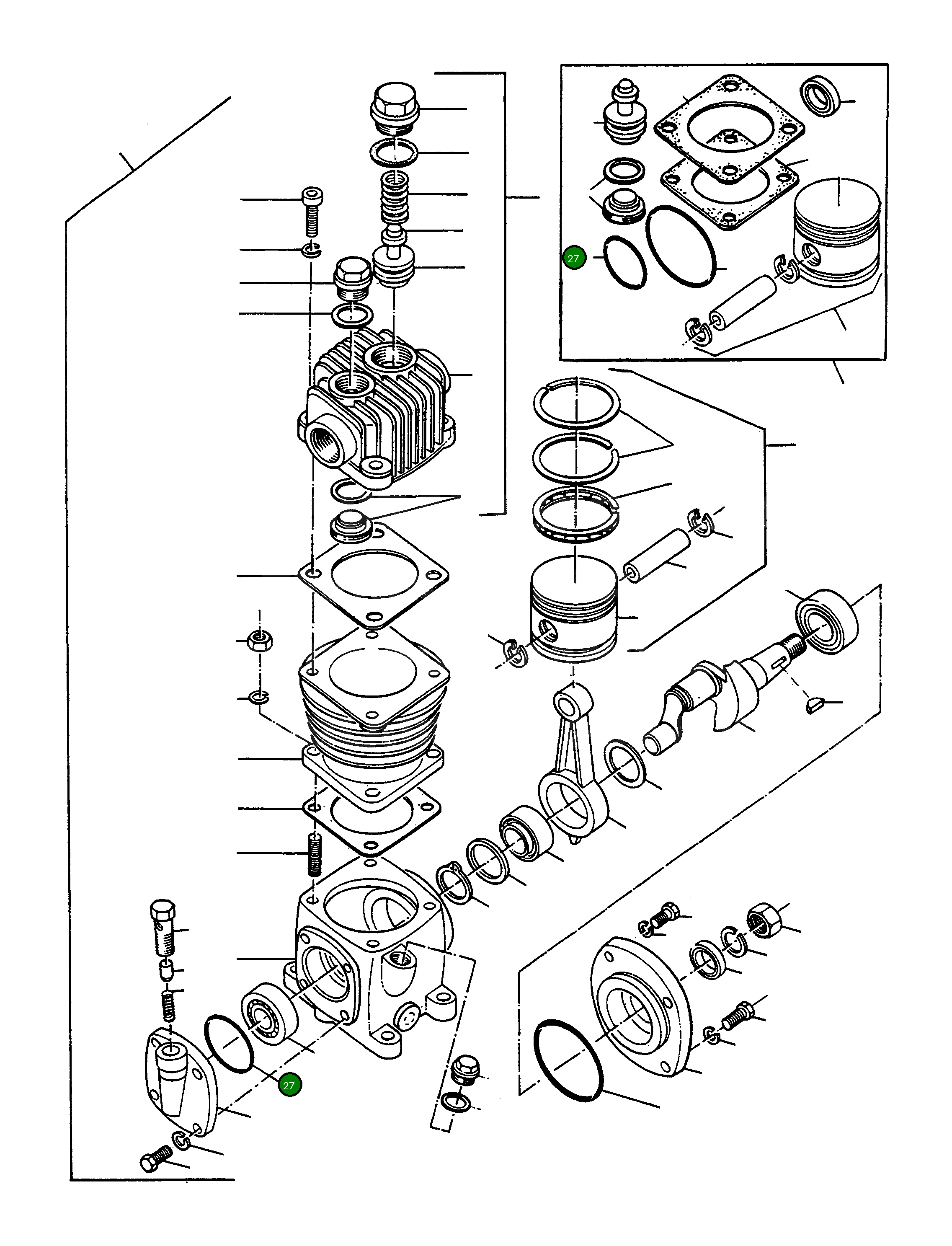 Кольцо 2964989M1 Komatsu