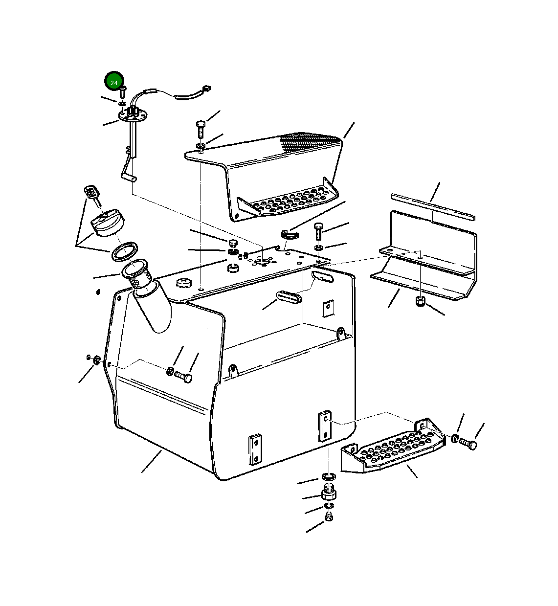 Болт 801250027 Komatsu