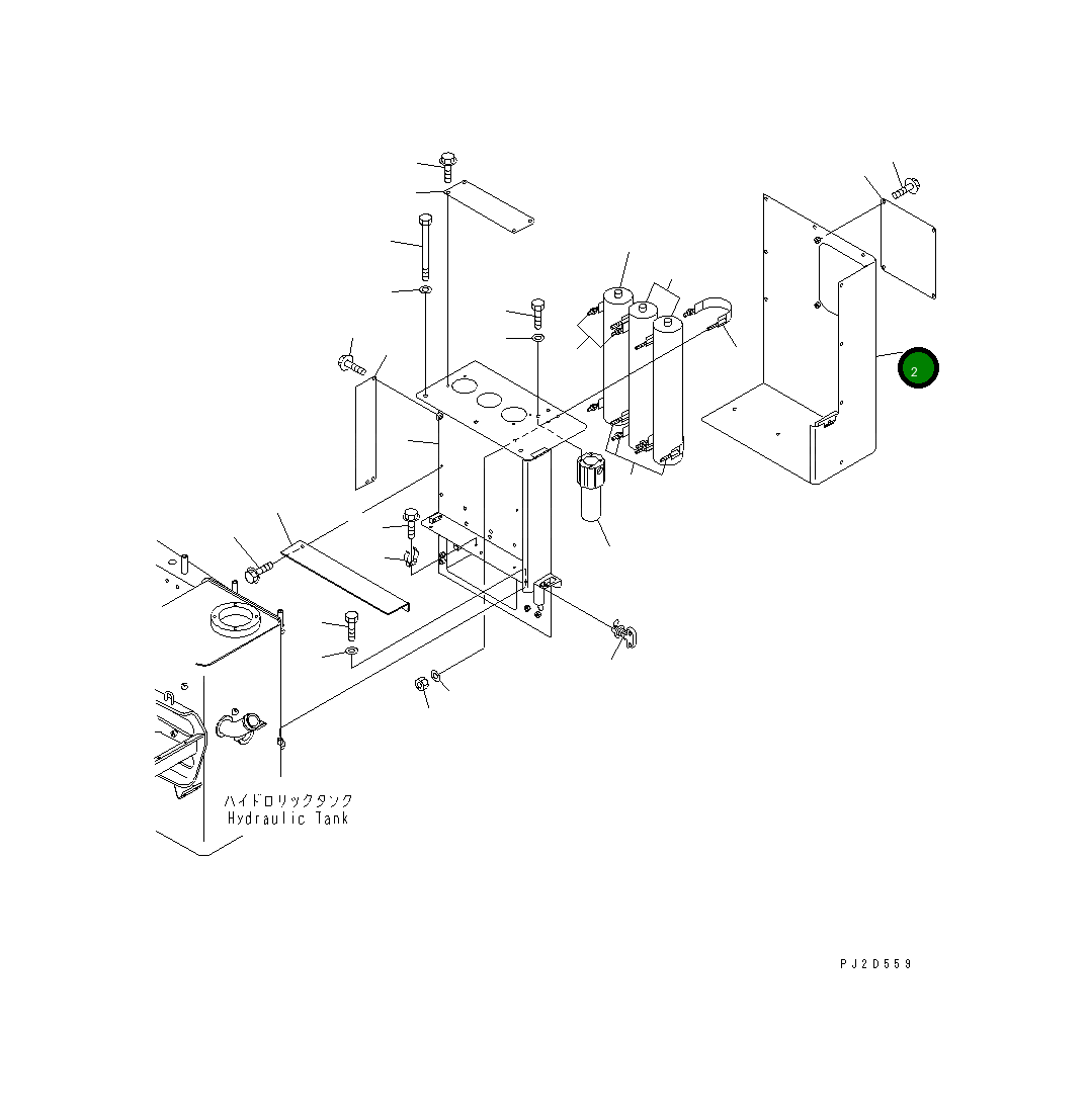 Крышка 569-43-84461 Komatsu