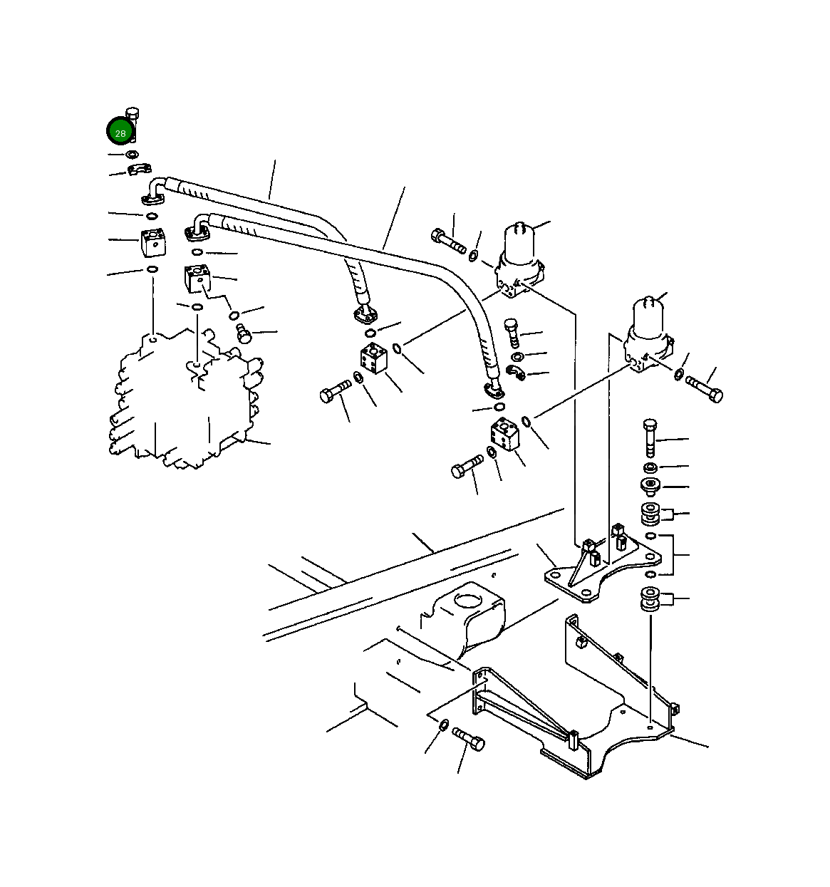 Болт 207-62-51240 Komatsu