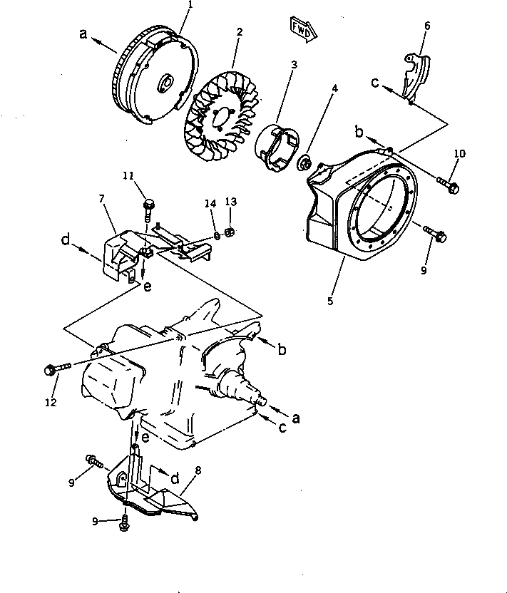 Болт HD90022888010  Komatsu