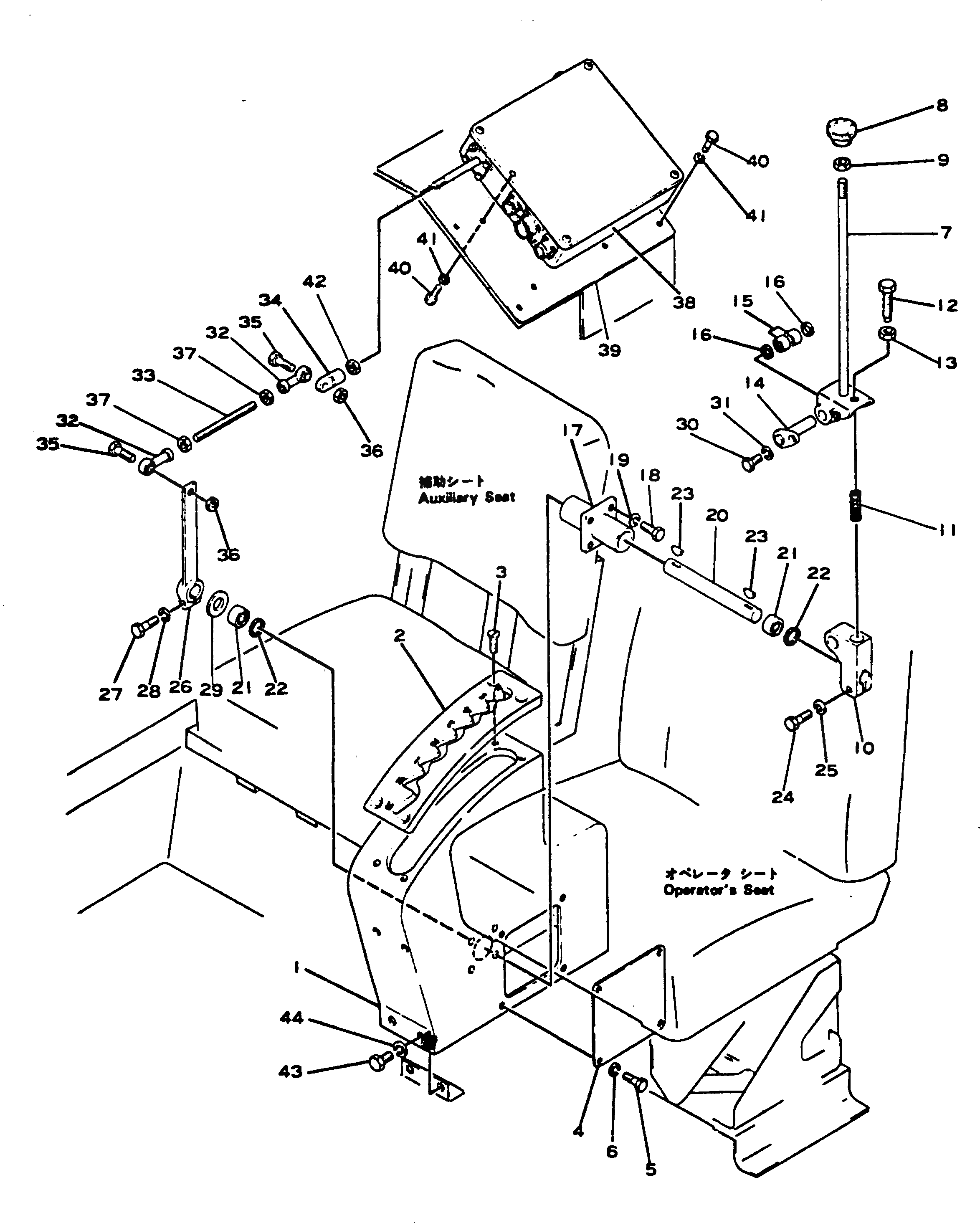 Болт 01090-30830 Komatsu