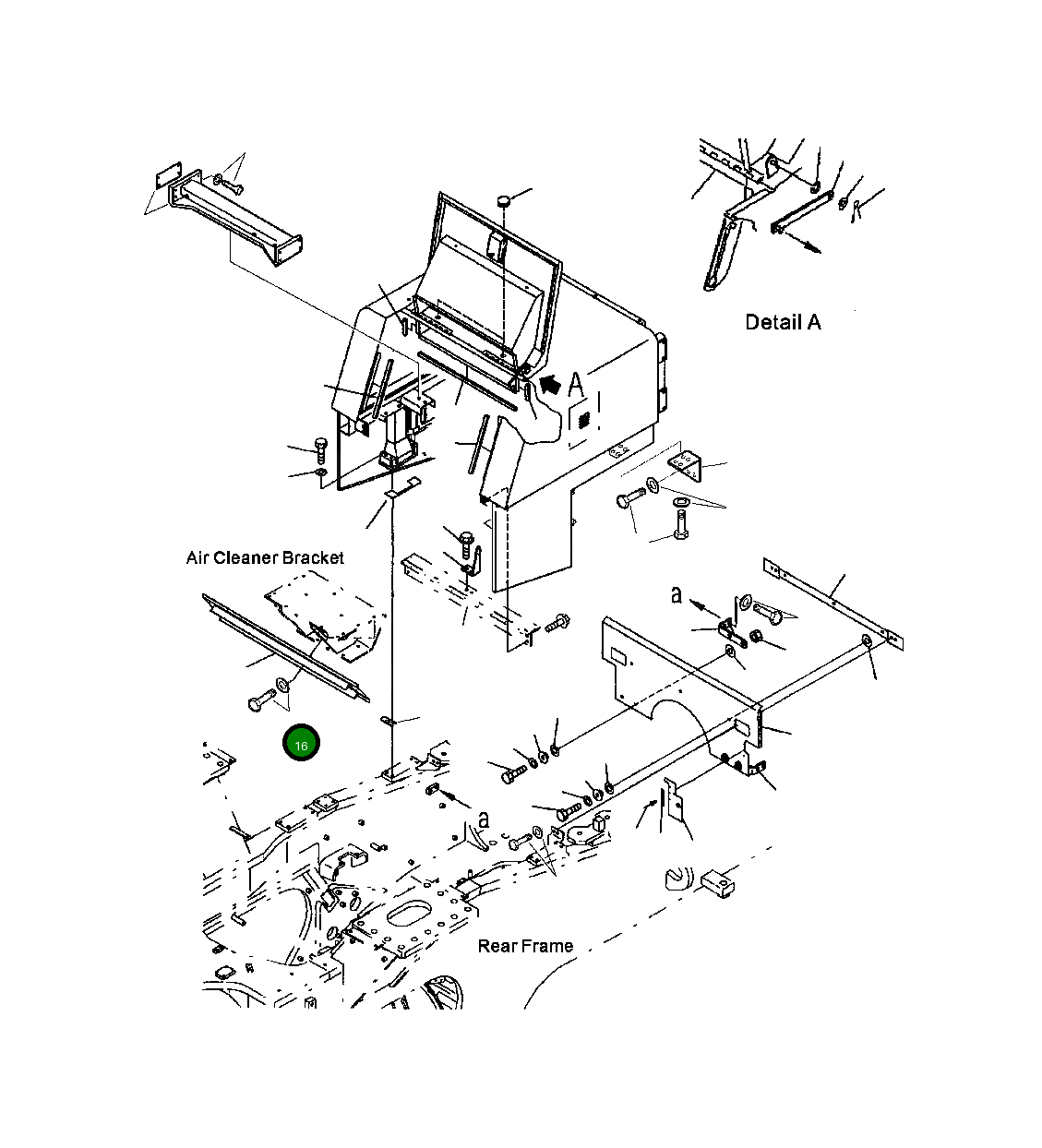 Болт 01435-81230 Komatsu