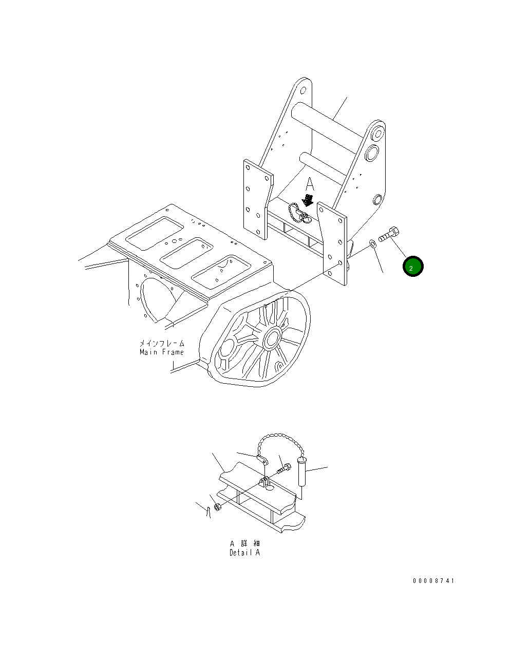 Болт 01010-83380 Komatsu