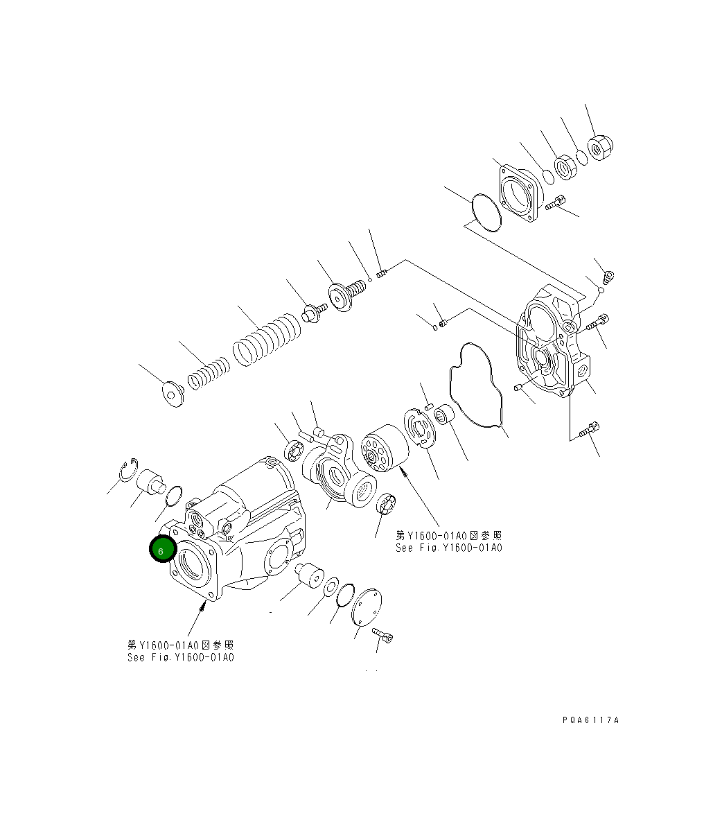 Кольцо уплотнительное (O-Ring) UC1300233008 Komatsu