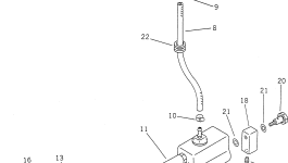 Кронштейн 232-43-13440 Komatsu