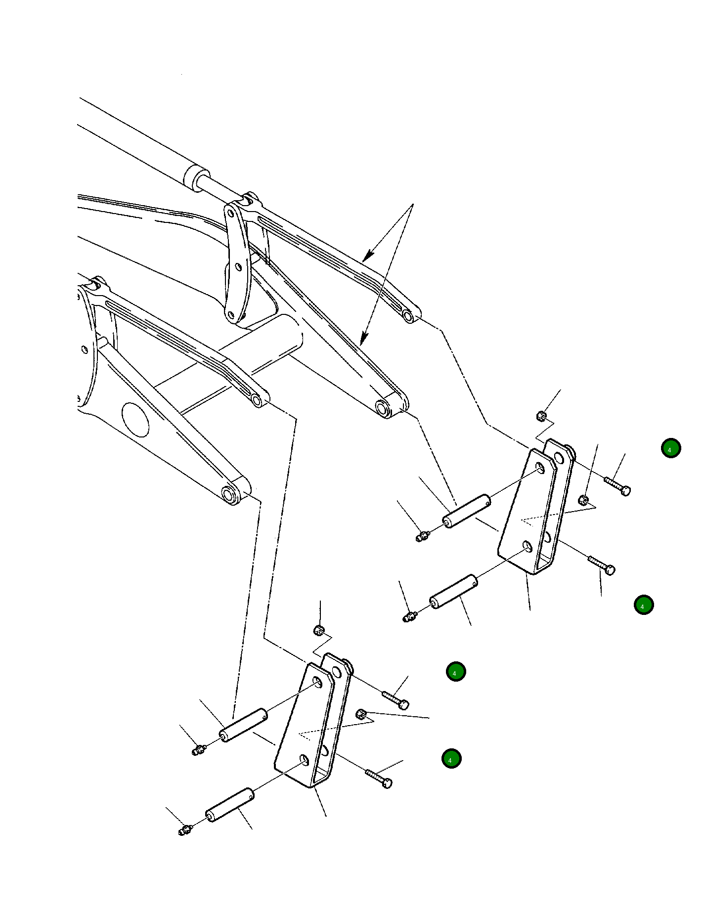 Болт 801015583  Komatsu