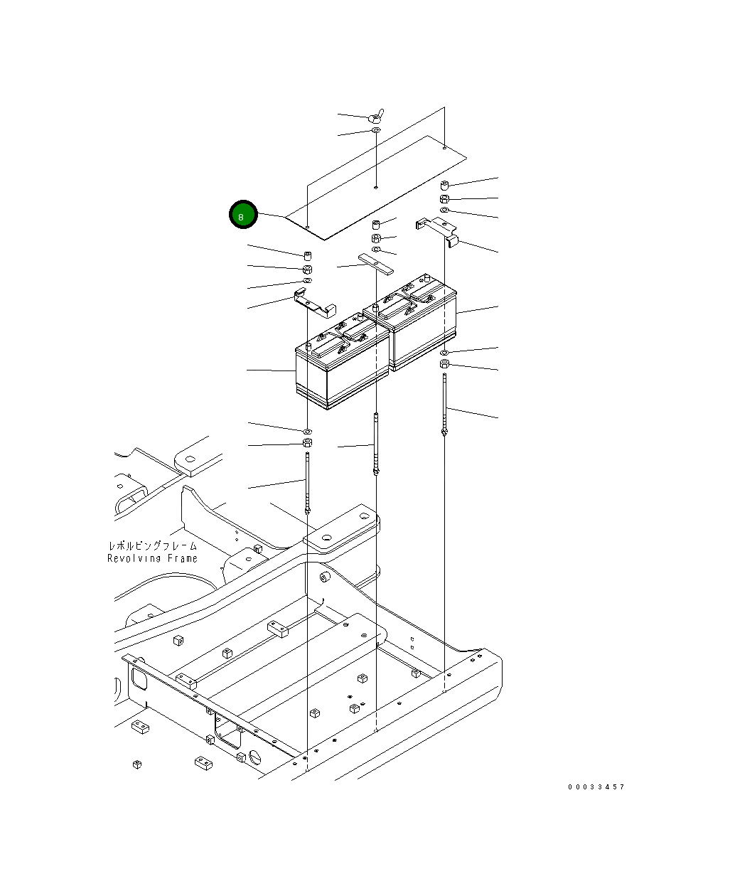 Крышка 20J-06-11250  Komatsu