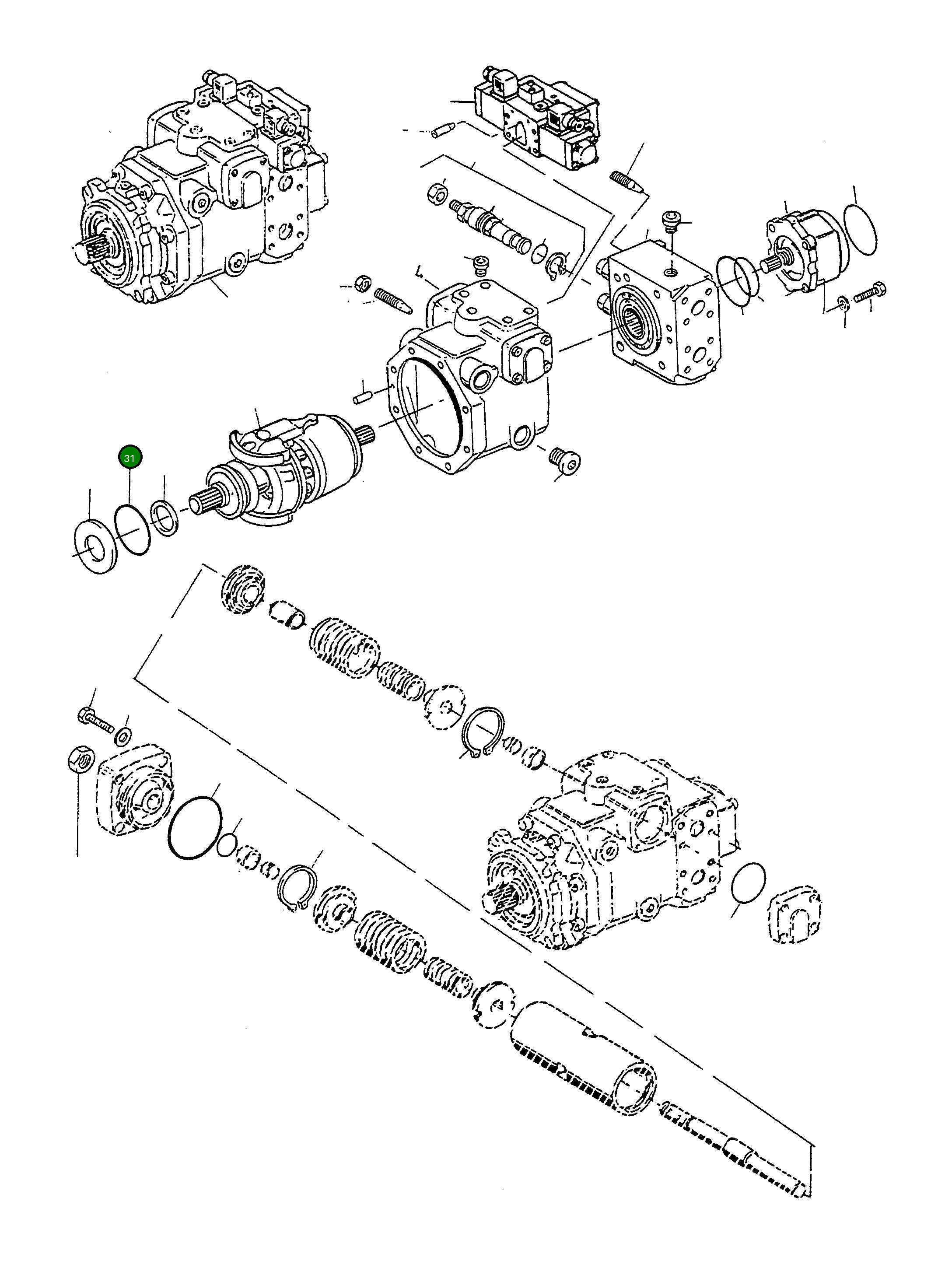 Кольцо уплотнительное (O-Ring) 4917396M1  Komatsu