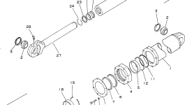 Кольцо 07161-10160 Komatsu