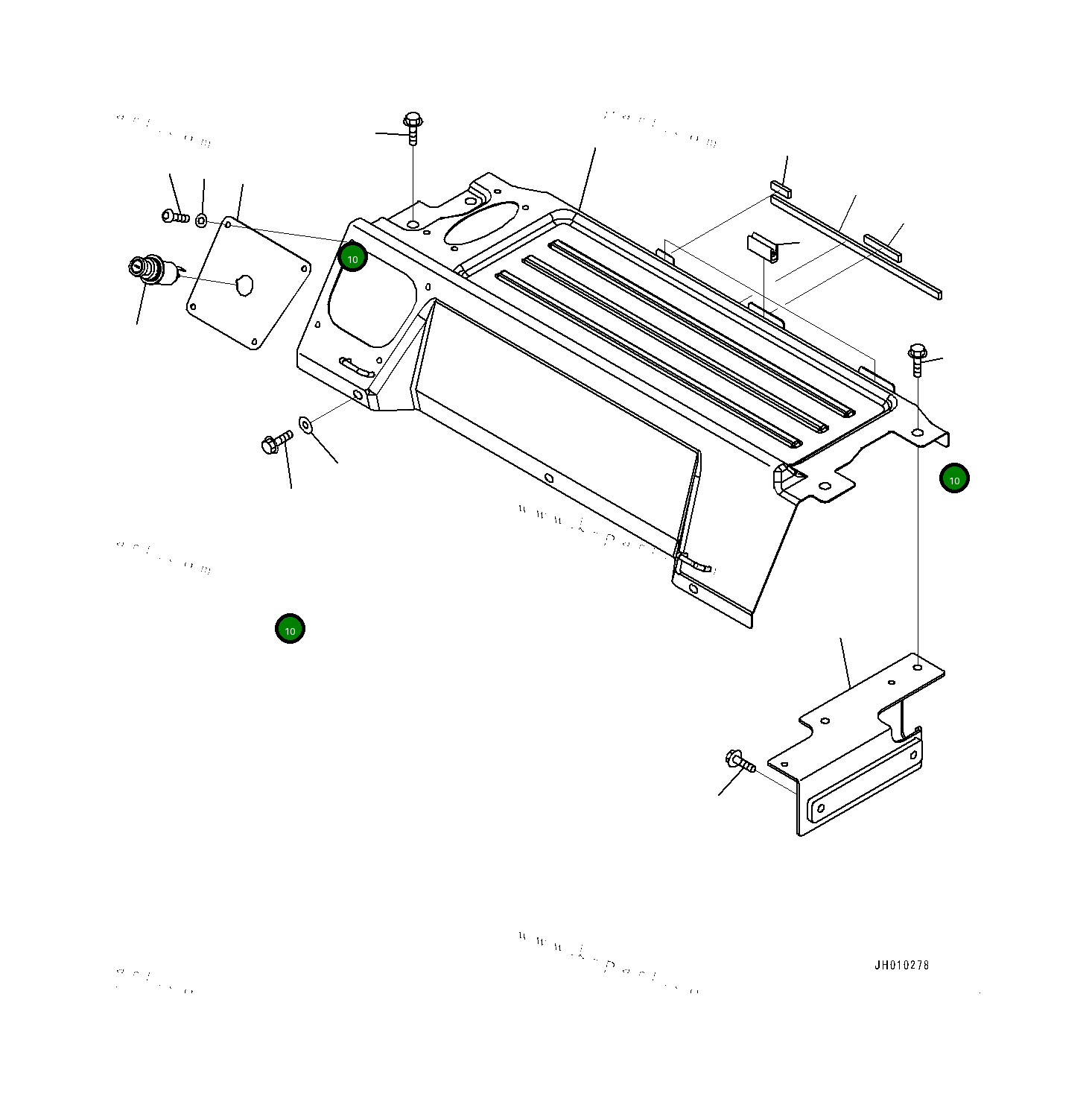 Болт 0143580825 Komatsu