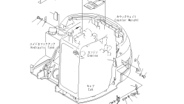 Крышка 21Y-01-11170 Komatsu
