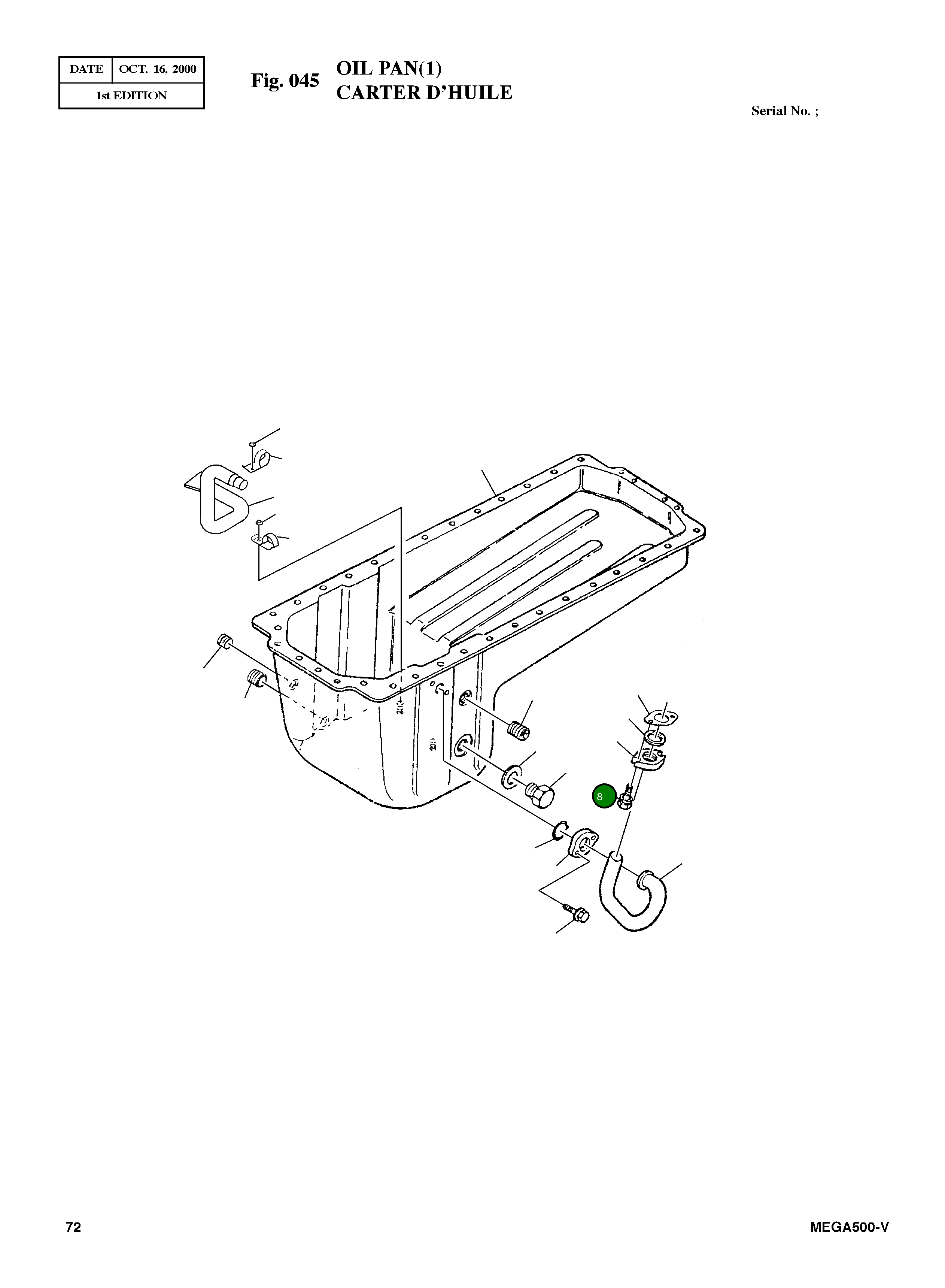 Болт 3035624 Komatsu