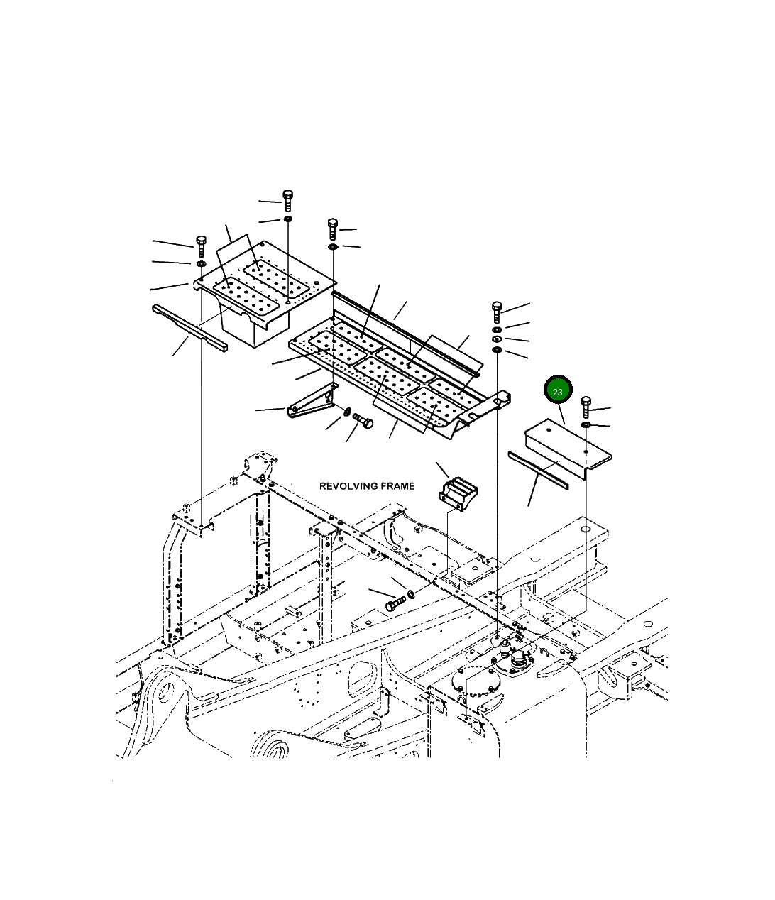 Крышка 208-54-41652  Komatsu