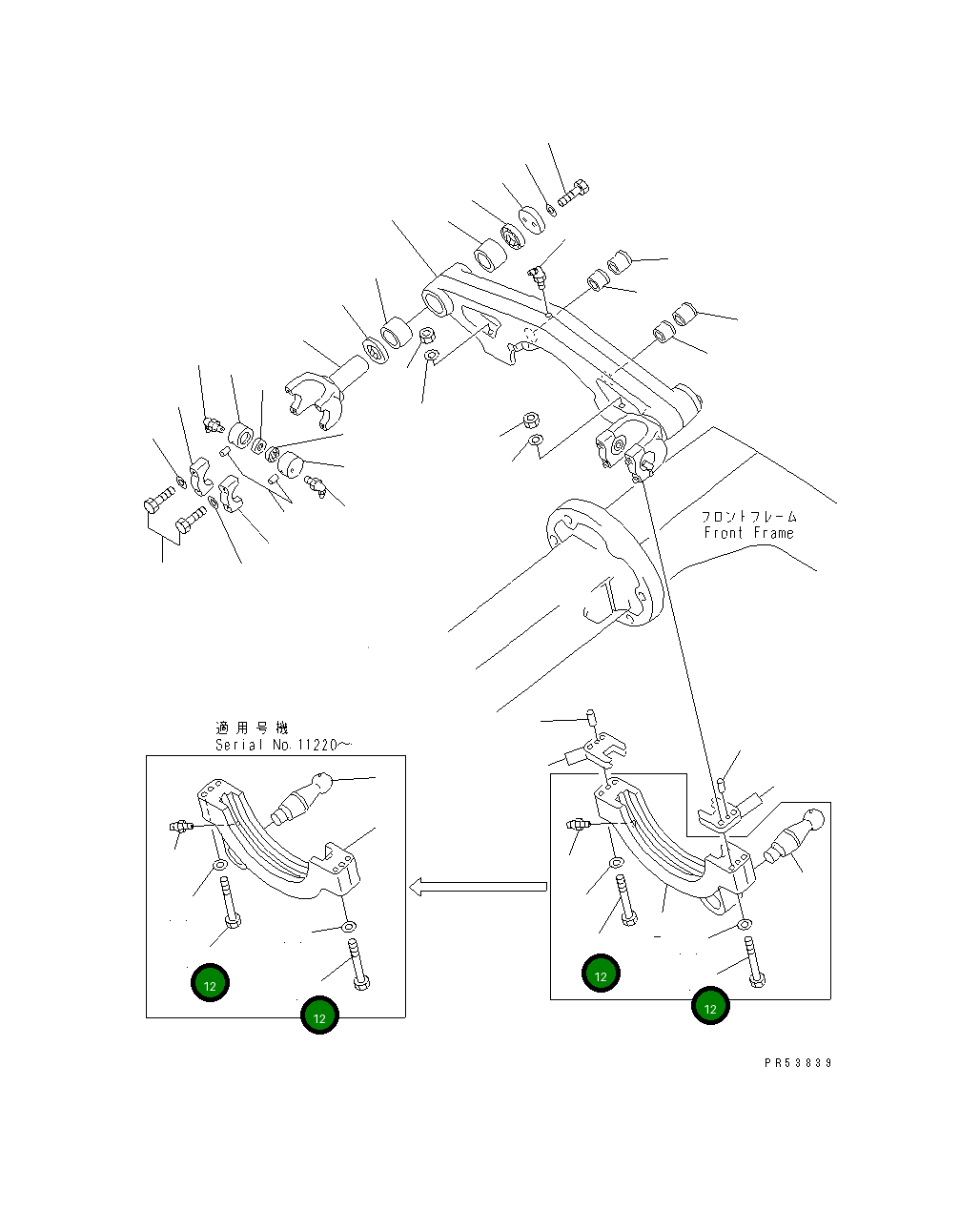 Болт 234-977-1750 Komatsu