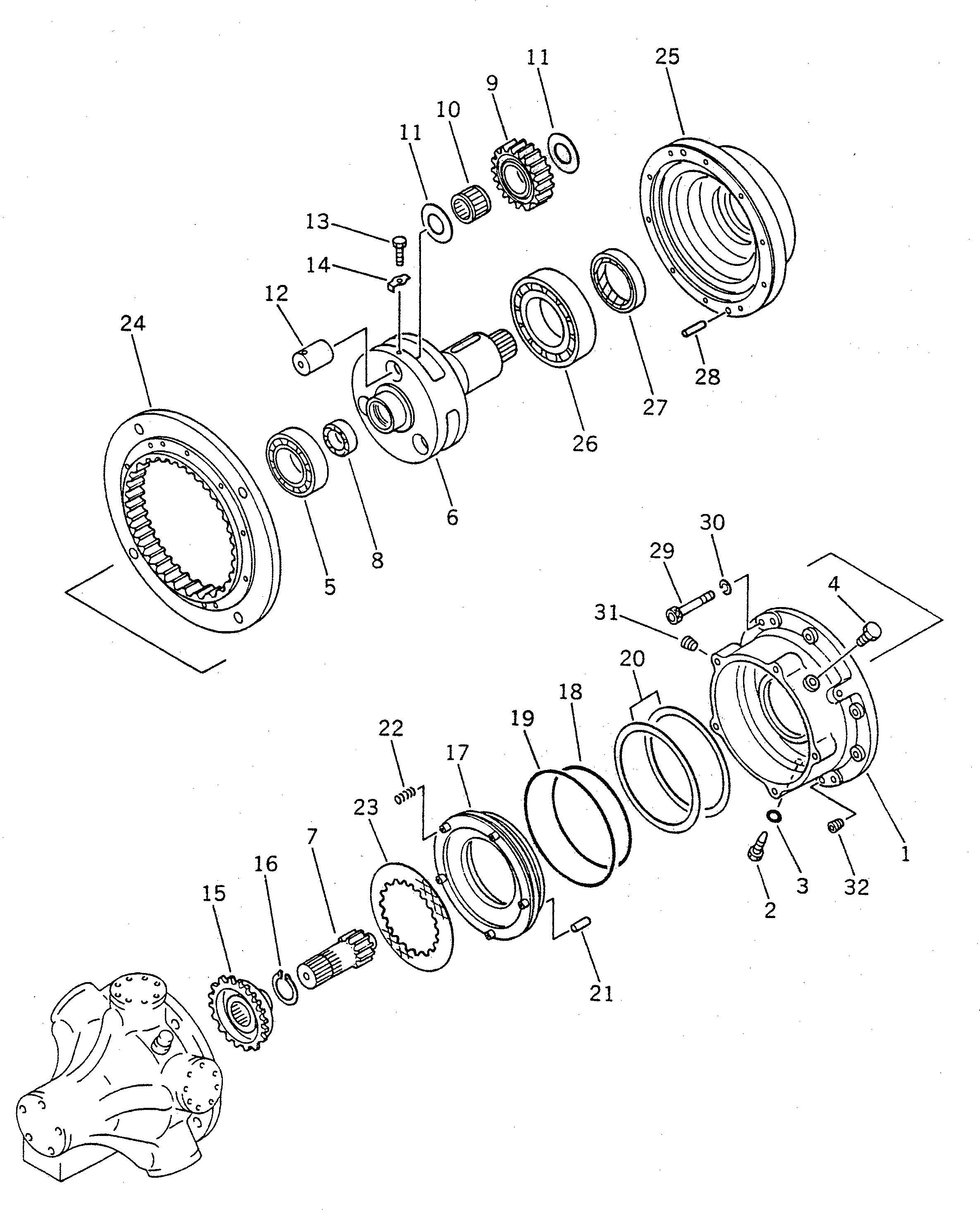 Кольцо уплотнительное (O-Ring) 22W-26-13420  Komatsu