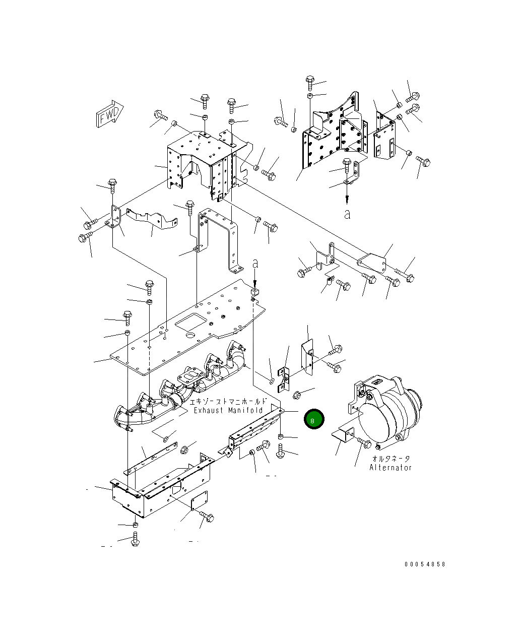 Крышка 6745-11-5890 Komatsu