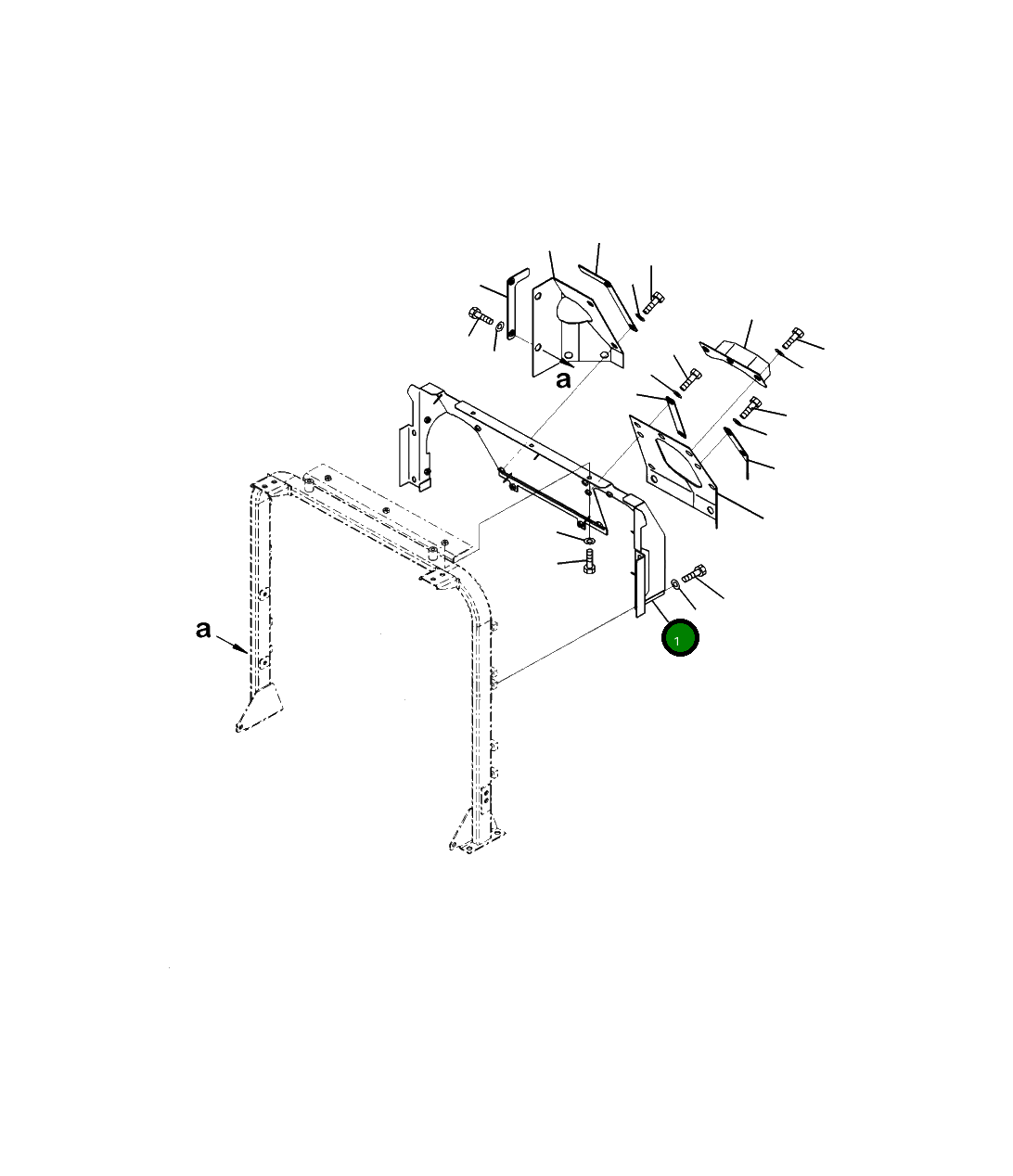 Крышка 421-54-43431 Komatsu