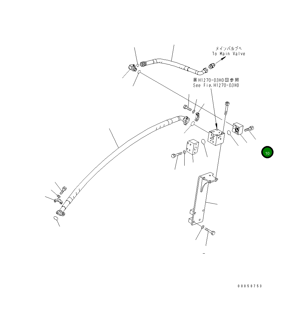 Болт 01252-71045 Komatsu